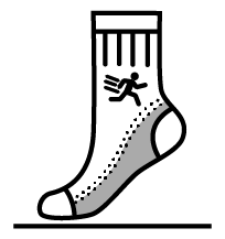Běžecká ponožka