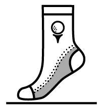 Golfová ponožka